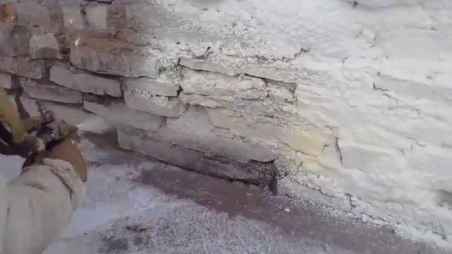 Напыления пенополиуретана зимой. смотреть онлайн