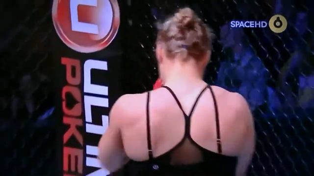 Убедительная победа Ронды Роузи над Сарой Кауфман смотреть онлайн