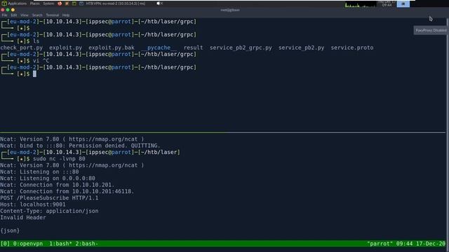 HackTheBox - Laser смотреть онлайн