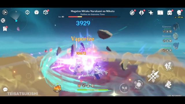 Candace x Xianyun Insane Damage on Raiden Boss - Genshin Impact смотреть онлайн