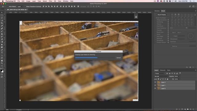 FOCUS STACKING in PHOTOSHOP to make everything in focus смотреть онлайн