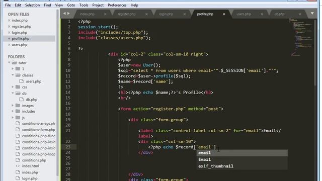 PHP Project Finishing- Login, Logout, View User Profile and Change User Password in PHP смотреть онлайн