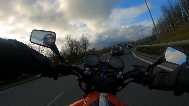 GoPro Hero 9 Black 4k 60fps Chest Mount Test - Honda CB900F Boldor 1980 смотреть онлайн