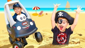 Эрик Полицейский и Глеб Пират