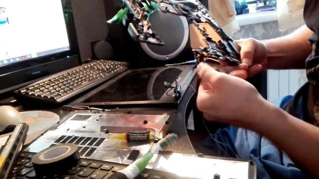 Ремонт корпуса ноутбука Lenovo G505s смотреть онлайн