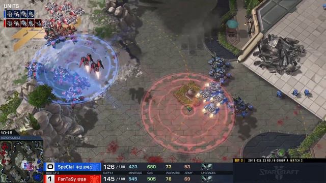 [2019 GSL Season 3] Round of 16 | Group A | Match 2: SpeCial (T) vs. FanTaSy (T) смотреть онлайн