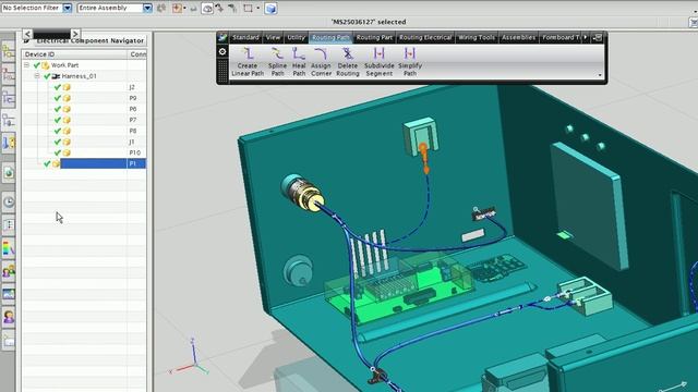 5. NX electrical routing: Update formboard смотреть онлайн