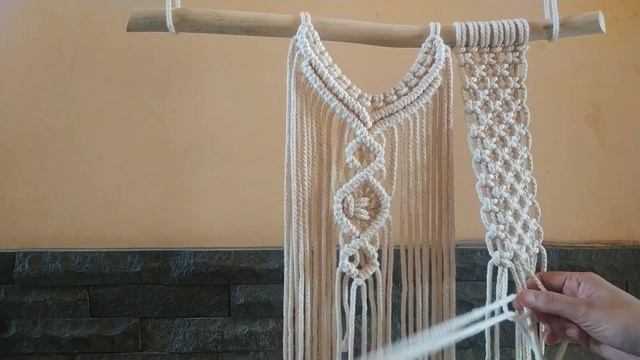DIY Macrame Wall Hanging Layered | MACRAME TUTORIAL #2 смотреть онлайн