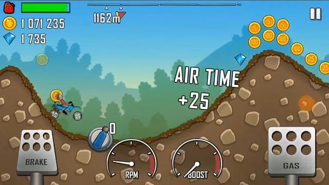 Bike on Army Base | Rider is trouble | Hill climb Game | HD смотреть онлайн