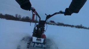 Гусеницы на мотоблок ! Самодельные ! Выезжаем в поля!!! Часть 1 !!!