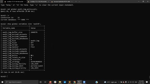 Percona Audit Log Plugin Configurations & Operations | MySQL Monitoring | MySQL Security | Audit смотреть онлайн