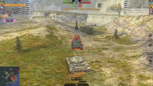WoT Blitz - Т-54 (Обзор) Лучший СТ на уровне, т54  нагибает Рандом?