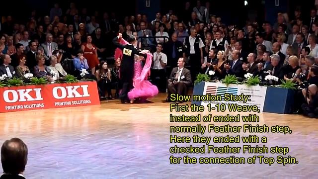 How to dance slow Foxtrot Top Spin _ Emanuel Valeri and Tania Kehlet Fun with Top Spin смотреть онлайн