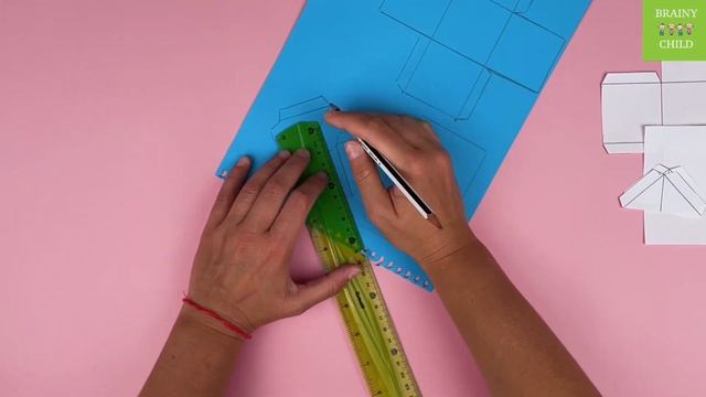 Собираем дом из цветной бумаги для развивающих игр с детьми #поделки #поделка #развивающиеигры смотреть онлайн