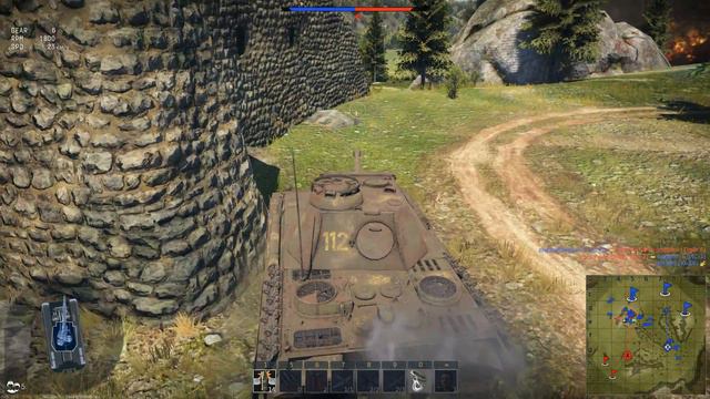 WAR THUNDER Охотник Panther G и PanzerDivision-Jagers бой #23 смотреть онлайн