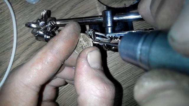 Часть 2. Монет+кольцо . Ювелирная микроимпульсная сварка Spark SJW100-15 смотреть онлайн
