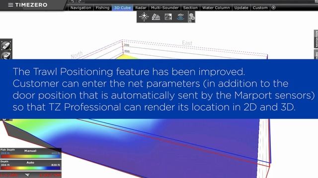 Trawl Positioning Module by TIMEZERO with MARPORT смотреть онлайн