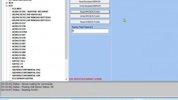 Leitura ECU GM E84 IO PROG Clone IO Terminal
