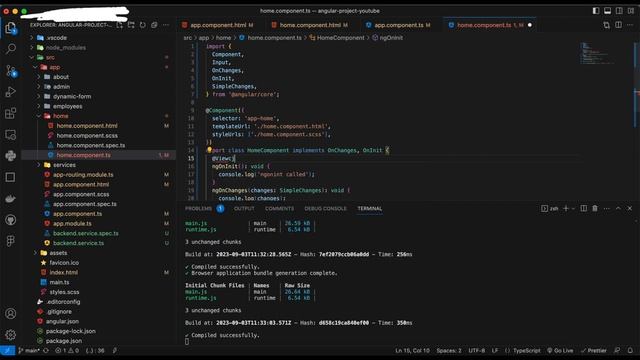 Component LifeCycle Hooks In Angular смотреть онлайн