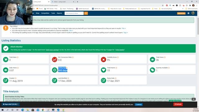Видимость листинга. Как повысить показы. Этси и Erank смотреть онлайн