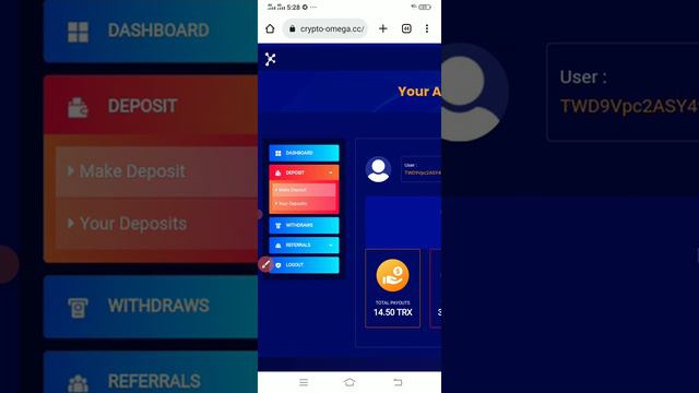 crypto-omega.cc new Doubler Website launch running day 0 Live Deposit & withdraw proof. смотреть онлайн