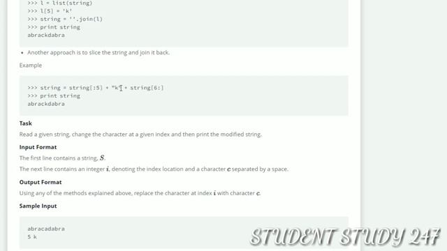 HackerRank problem15 || Immutable string ||python with HackerRank solutions || Mutations смотреть онлайн