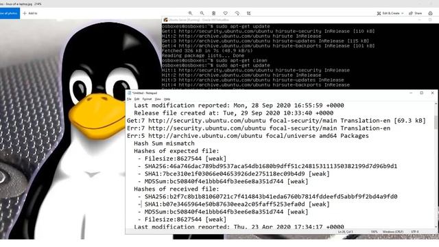 Linux Questions - Solving apt-get Hash Mismatch Error смотреть онлайн