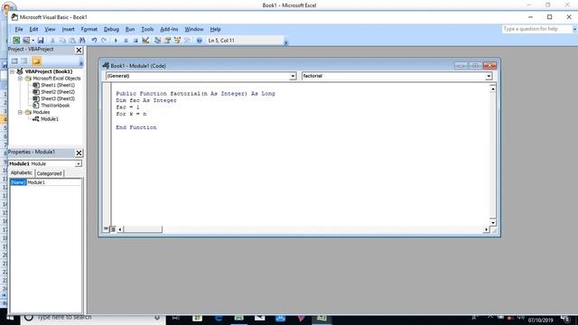 how to define Factorial in excel Macros смотреть онлайн