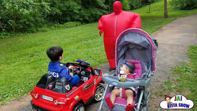 Who Stole My Happy Meal ? McDonald's Happy Meal & Power Wheels Fast Car | Funny Kids video смотреть онлайн