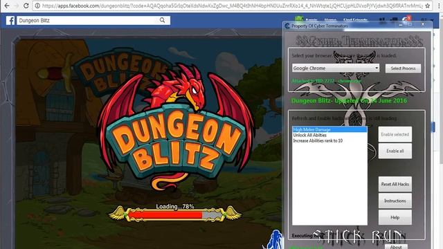 Dungeon Blitz Damage Hack 2017!! смотреть онлайн