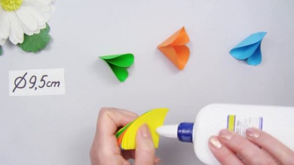 Rainbow UMBRELLA PAPER DIY. EASY CRAFTS - 5 Min Easy Craft Easy DIY
