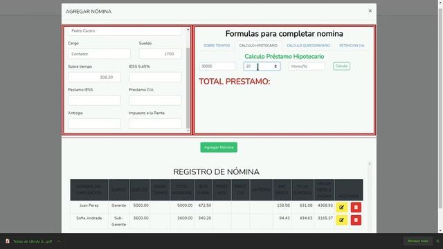Sistema Web - Modulo Contable (PHP - VUE - MYSQL) - Nomina de empleados смотреть онлайн