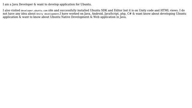 Ubuntu: Is it possible to develop Ubuntu Application using java смотреть онлайн