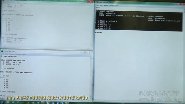Oracle Tutorial || Oracle|Adv Sql | Deadlock by basha смотреть онлайн