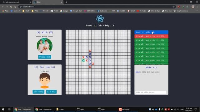 [React/Redux/SocketIO] Đồ án giữa kỳ cờ Caro Online - LTWeb nâng cao смотреть онлайн