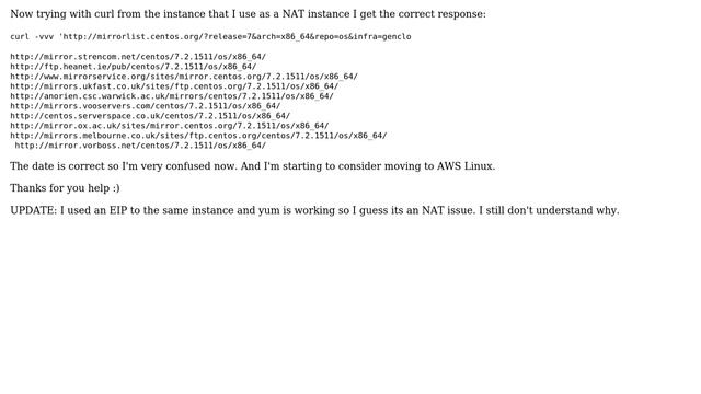 DevOps & SysAdmins: yum HTTP Error 403 - Forbidden behind NAT on AWS (2 Solutions!!) смотреть онлайн