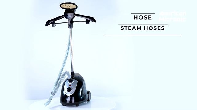 American Micronic-Garment Steamer - 1800 Watt, 1.7 Litre, Steam Settings with Hanger-AMI-GS1-1800WD смотреть онлайн