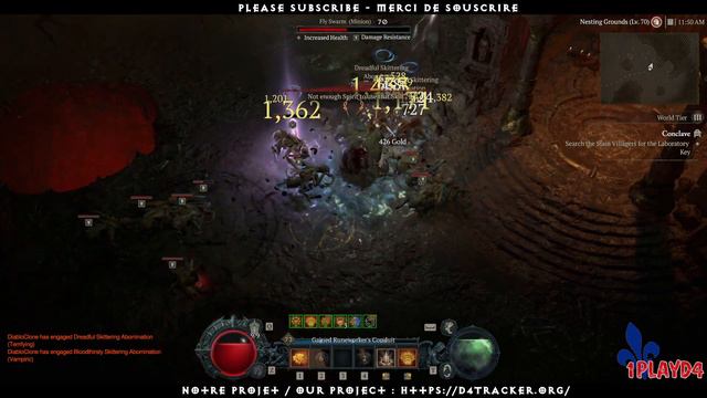 Diablo 4 - D4Tracker - Dungeon: Conclave (Aspect of the Changeling's Debt) смотреть онлайн