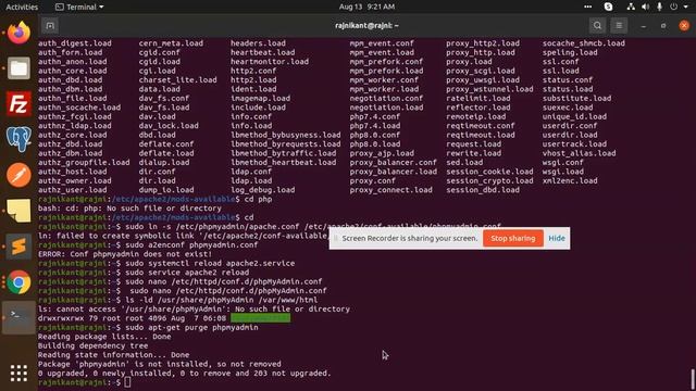 How to Uninstall phpmyadmin in Ubuntu 20.04 смотреть онлайн
