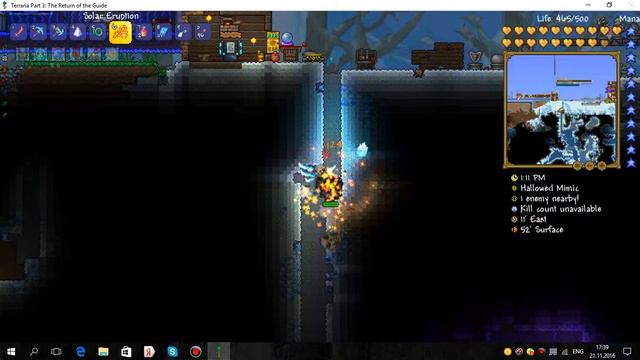 как призват мимика в Terraria