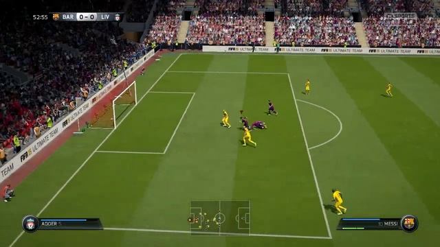 FIFA 15 Gameplay on nVidia GT 640 | Core i3 3220 (FC Barcelona VS Liverpool) смотреть онлайн