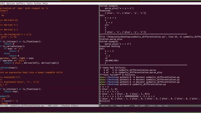 Symbolic Differentation in Python from Scratch! #some2 смотреть онлайн