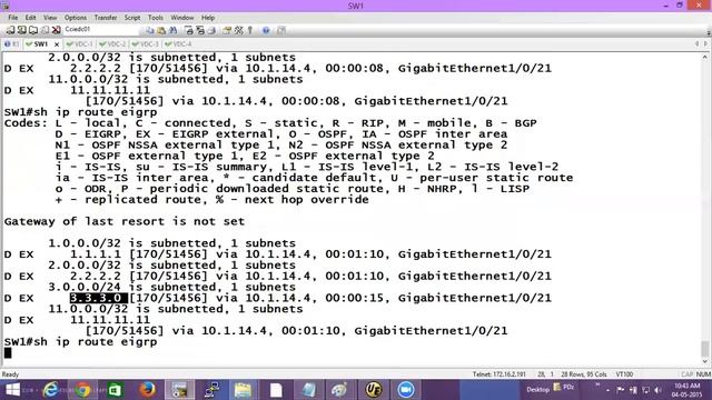 OSPF EIGRP on Nexus Switch смотреть онлайн