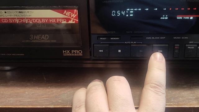 Sony TC K600 кассетная дека 3 головы Hi Fi смотреть онлайн