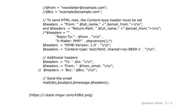HTML : Adding style to a php html email смотреть онлайн
