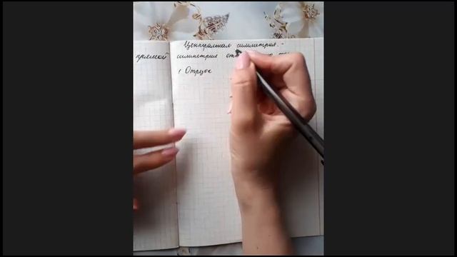 Осевая и центральная симметрия смотреть онлайн