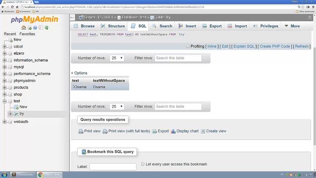 Learn MySQL In Arabic #28 - String Functions - Trim, Rtrim, Ltrim смотреть онлайн