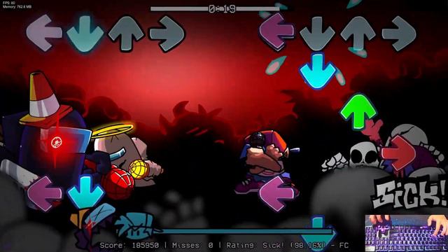 FNF | VS Black Imposter: Getaway (Fanmade Vs.imposter Mod) | Mods/Hard/Gameplay |