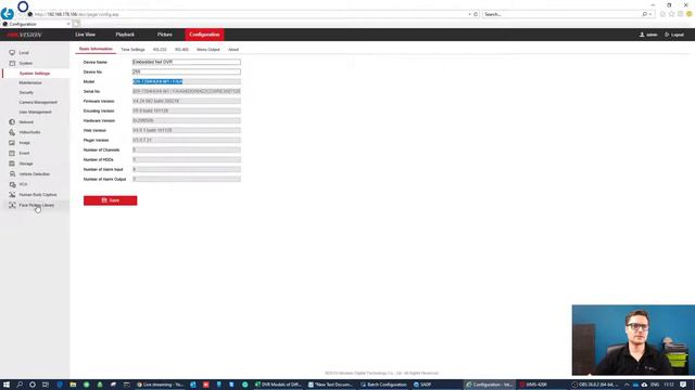 Hikvision Facial Detection And Capture Face Picture Comparison