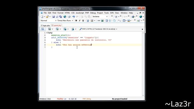 Login(2) - PHP & MySQL смотреть онлайн